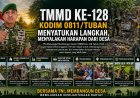 TMMD Ke-128 Kodim 0811/Tuban: Menyatukan Langkah, Menyalakan Harapan dari Desa